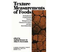 A. Kramer Texture Measurement of Foods (Tascabile)