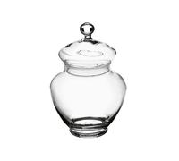 A.L.E Import Bomboniera Portaconfetti Vetro H 300 Mm D 210 Mm Trasparente