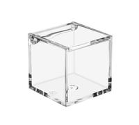 A.L.E Import Cubo Portaconfetti Plexiglass 50 x 50 x 50 Mm Trasparente 25 Pz