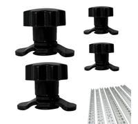 a L per carichi pesanti, 20 mm, 40 mm, 60 mm | Cargo Tie Down Hardware L-Track Studs per rimorchi marini ponte camion letto artigianato appassionati proprietari