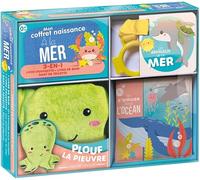 A la mer: Avec 1 livre-poussette, 1 livre de bain et 1 gant de toilette