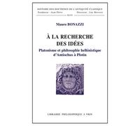 A La Recherche Des Idees: Platonisme Et Philosophie Hellenistique D'antiochus a Plotin