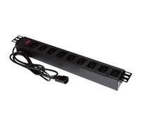 A-LAN Technologie Alantec PZ010 power extension 9 AC outlet s Indoor Black 1,8 m