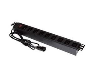 A-LAN Technologie Alantec PZ010 power extension 9 AC outlet s Indoor Black 1,8 m