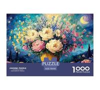A Large Gold Vase 1000 Pezzi Cartone Robusto Puzzle Blooming Flowers Immagini Vibranti Gioco Per Famiglie Puzzle Decorazioni Per La Casa 70x50cm/1000pcs