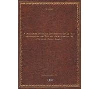 A l'Assemblée nationale. Observations sur la prise de possession par l'État des assurances contre l'