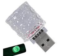 A LED Per Interni Auto,Piccola Lampada USB a 8 Colori con Alimentazione USB | per Auto con Luce d'Atmosfera a LED | Per Veicoli Camion SUV Pickup Guida Viaggio Su Strada E Campeggio