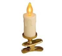 a LED senza fiamma - Effetto fiamma realistico, potenza della batteria durevole, clip su una candela a cono antigoccia | Decorazione esterna per interni per festival di nozze Festival di cha