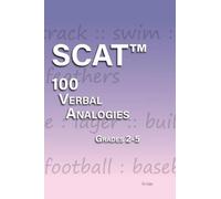 A Lee Scat Verbal Analogies Grade 2-5 (Tascabile)