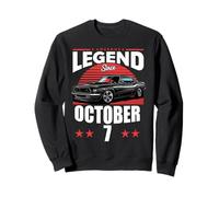 A Legend Was Born On October 7 Fantastico Compleanno di Uomini e Ragazzi Felpa
