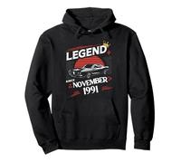 A Legend Was Nas in November 1991 Fantastico Uomo Ragazzo Compleanno Felpa con Cappuccio