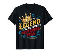 A Legend Was Nas In September 1985 Awesome Man Birthday Maglietta
