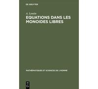 A Lentin Equations dans les monoides libres (Copertina rigida)