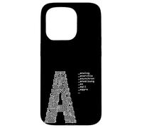 A lettera scheda PC programmatore admin nerd coder CPU Custodia per iPhone 15 Pro