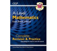 CGP Books A-Level Maths Edexcel Complete Revision & Practi (Mixed Media Product)