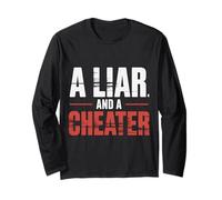 A Liar And A Cheater Breakup Puns Expose Ex |- Maglia a Manica