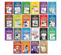 A Library of a Wimpy Kid 1-22 Boxed Set per bambini, 22 libri serie da collezione completa, edizione in brossura per bambini
