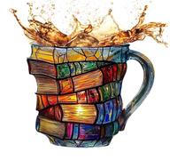A Libro Bicchiere Creativo E Confortevole