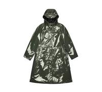 RAINS - A-Line Longer W Jacket W3 Verde - Abbigliamento XS Verde