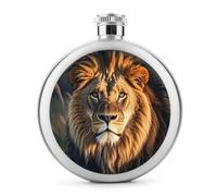 A Lion Fiaschetta per liquori, 141,7 g, in acciaio inox, a prova di perdite, portatile, per esterni, campeggio, viaggi, regali