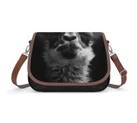 A Little Camel - Borsa a tracolla da donna, in pelle, con tracolla regolabile, rimovibile, borse a mani libere