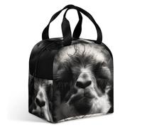 A Little Camel - Borsa per il pranzo per adulti, a tenuta stagna, isolata, con cerniera e tasche multiple, grande capacità, per ufficio, lavoro, picnic