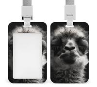 A Little Camel, porta badge con cordino staccabile, design impermeabile, per ufficio, posto di lavoro