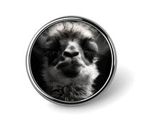 A Little Camel, spilla decorativa rotonda in lega di alluminio resistente, leggera per camicie, giacche, cappelli, uniformi, 2,5 cm