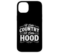 A Little Country A Little Hood - Black Cowboy Western Rodeo Custodia per iPhone 14 Plus