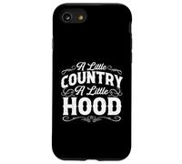 A Little Country A Little Hood - Black Cowboy Western Rodeo Custodia per iPhone SE (2020) / 7/8