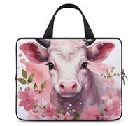 A Little Cow - Custodia protettiva per computer portatile da 17", ultrasottile, impermeabile, con cinghia da polso