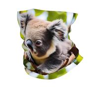 A Little Koala Printed Ghetta da Collo Antivento Passamontagna Elastico Sciarpa al Collo per Outdoor Estivo Antiscivolo Headwrap