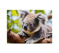 A little koala, puzzle orizzontale in legno, 500 pezzi, sviluppa abilità pratiche per rilassarsi e interagire genitore-figlio