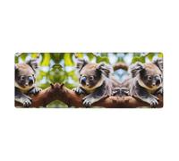 A Little Koala stampato Gaming Keyboard pad Rubber Desktop Mouse pad Adatto per uso ufficio 30,5 x 80 cm