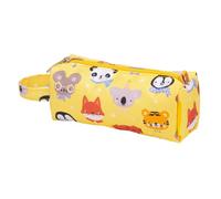 A Little Lovely Company Astuccio per bambini | Poliestere, 20 x 8 x 7 cm, Amici degli animali, Scuola