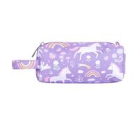 A Little Lovely Company Astuccio per bambini | Poliestere, 20 x 8 x 7 cm, Unicorn dreams, Scuola