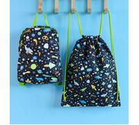A Little Lovely Company sacca sportiva per bambini con motivo spazio