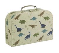 A Little Lovely Company set di due valigette in cartone con motivo di dinosauri