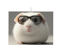 A Little White Mole - Tappetino scolapiatti grande in microfibra, riutilizzabile, lavabile, per accessori da cucina, 45,7 x 61 cm