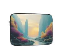 A Lively Little River - Custodia antiurto per laptop, sottile, leggera, portatile, da viaggio per 10"