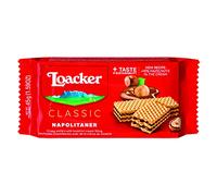 A.LOACKER - WAFER CLASSIC NAPOLITANER GR.45X25 PZ - 45 GR