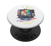 A Look into the Future Cyber TV TV SciFi Design PopSockets PopGrip Adesivo