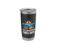 A Lot Can Happen In Three Days Bicchiere termico in acciaio inox doppia parete