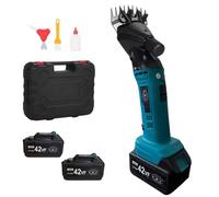 A.M.C. Tosatrice per Pecore Professionale Tosatrices per Pecore Tosatrice Elettrica A Batteria 6 Velocità Regolabili con 2 Batterie per Pecores Capre Alpaca E Bovini