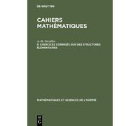 A -M Décaillot Cahiers mathématiques, II, Exercices corrigés (Copertina rigida)