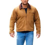 A&M Express Alan Brown Ritchson Classic Brown S02 Reacher Bomber Giacca Cotone Uomo, Marrone, L