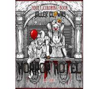 A M Shah Adult Coloring Book Horror Hotel (Copertina rigida) Horror Hotel
