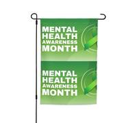 A maggio indossiamo il verde MentalAwareness Month Flags Garden Flag Perfect Decoration Yard Banner 12x18 pollici Double Sided Outdoor Decoration Party Tapestry Farmhouse Home Décor Banner