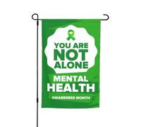 A maggio indossiamo il verde MentalAwareness Month Flags Garden Flag Perfect Decoration Yard Banner 12x18 pollici Double Sided Outdoor Decoration Party Tapestry Farmhouse Home Décor Banner