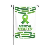 A maggio indossiamo il verde MentalAwareness Month Flags Garden Flag Perfect Decoration Yard Banner 12x18 pollici Double Sided Outdoor Decoration Party Tapestry Farmhouse Home Décor Banner